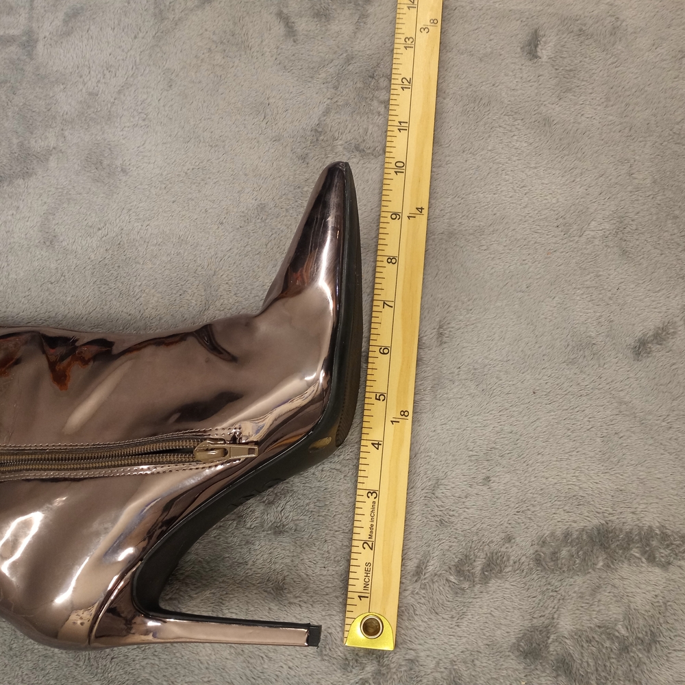 I.n.c. Women's Metallic Knee-High Stiletto Boots Size 9M - Picture 15 of 16